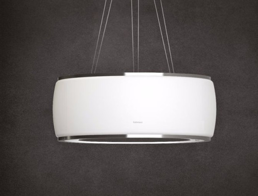 Кухонная вытяжка Falmec SOFFIO IS.58 White Satin Glass