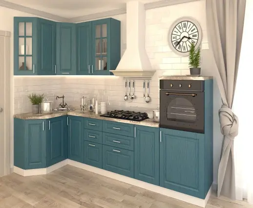 Кухня Изумрудное дерево 1285*3000