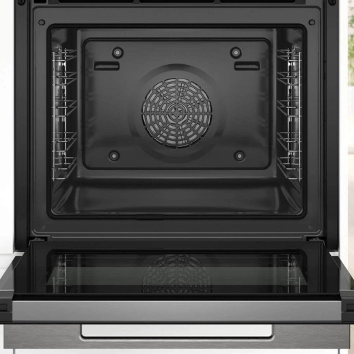 Электрический духовой шкаф Bosch HBG9763B1S черный