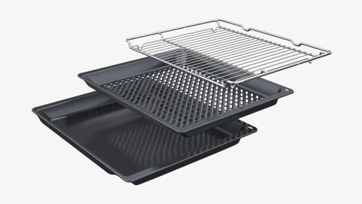 Электрический духовой шкаф Bosch HBG9763B1S черный
