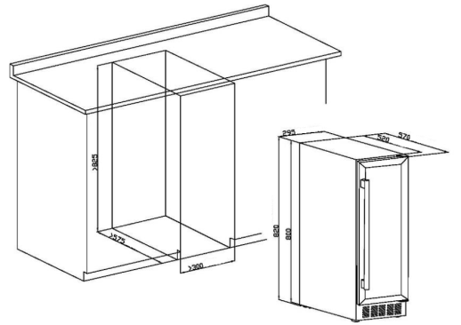 Комбинированный винный шкаф Weissgauff WWC-17 DB DualZone