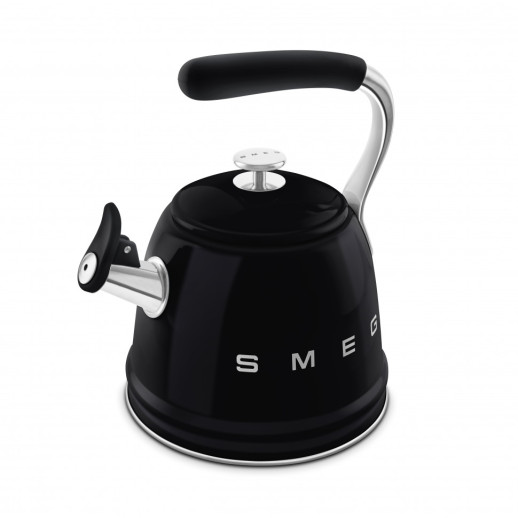 Чайник со свистком Smeg WKF01BL