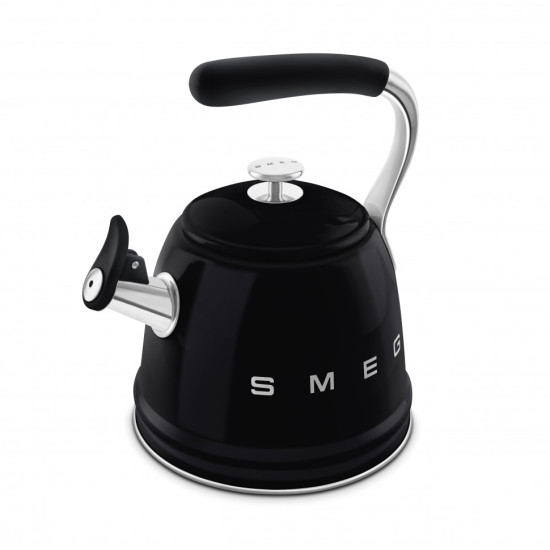 Чайник со свистком Smeg WKF01BL