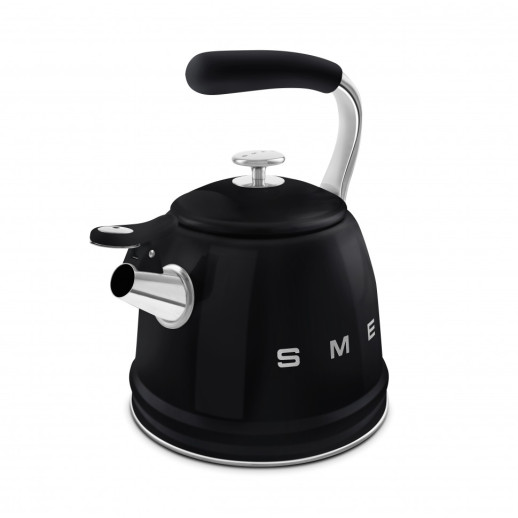 Чайник со свистком Smeg WKF01BL