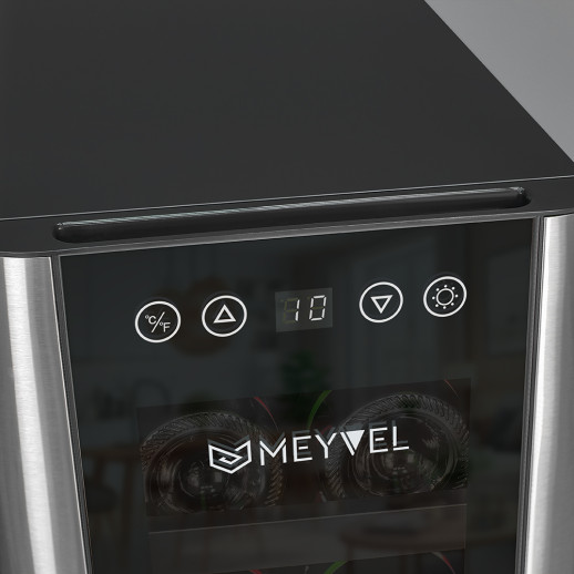 Отдельностоящий винный шкаф Meyvel MV06-BSF1 (удобный)