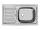 Кухонная мойка Ukinox CLM760.435 -GW6K 1R без выпуска