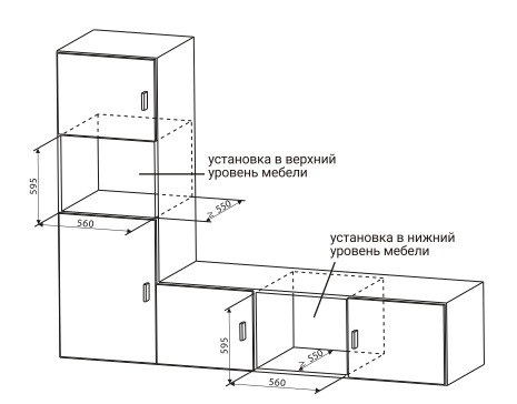 Электрический духовой шкаф с функцией пароварки Hiberg S-VMF 6515 B SMART