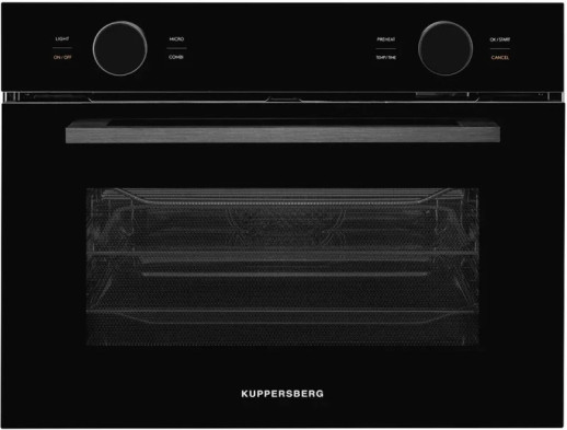 Электрический духовой шкаф с функцией СВЧ Kuppersberg KMW 612 Black