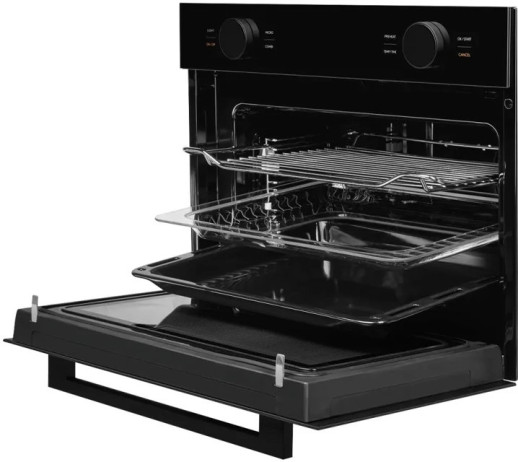 Электрический духовой шкаф с функцией СВЧ Kuppersberg KMW 612 Black