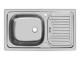 Кухонная мойка Ukinox CLM760.435 -GW6K 2L без выпуска