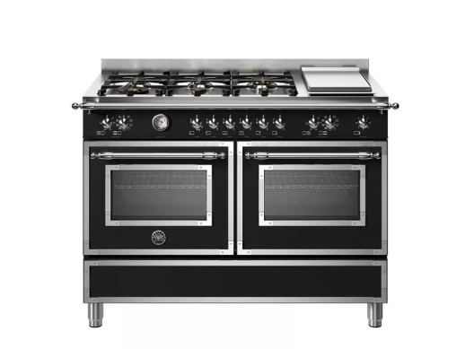 Комбинированная кухонная плита Bertazzoni HER126G2ENET чёрная