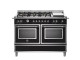 Комбинированная кухонная плита Bertazzoni HER126G2ENET чёрная
