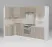 Кухонный гарнитур "Квадро Шимо светлый" 2600*1400 мм