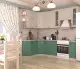 Кухня Рустик серый Дуб бирюза 1500*2400