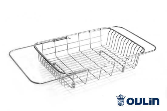 |Discount| Oulin корзина для посуды(фруктов) Ol-806L хром