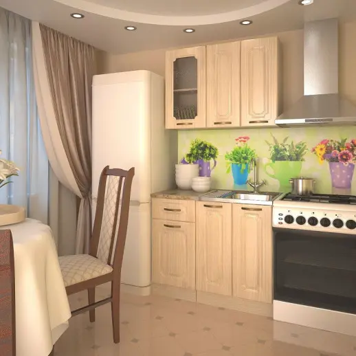 Кухонный гарнитур Грецкий орех 1000