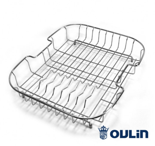 Oulin корзина для посуды(фруктов) Ol-106L хром