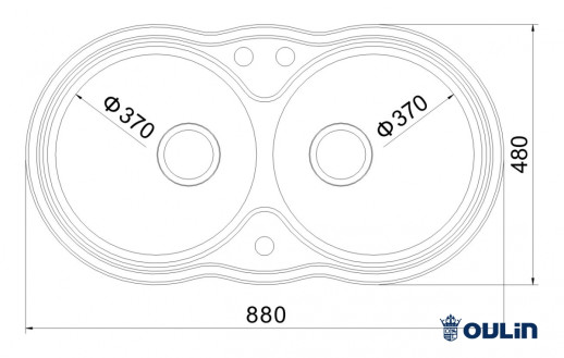 Кухонная мойка Oulin OL-362