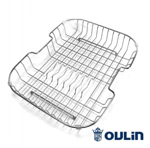 Oulin корзина для посуды(фруктов) Ol-111L хром