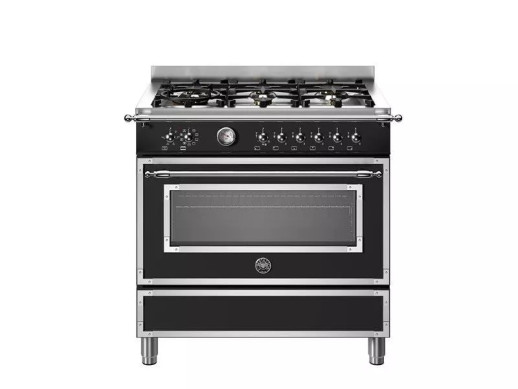 Комбинированная кухонная плита Bertazzoni HER96L1ENET чёрный