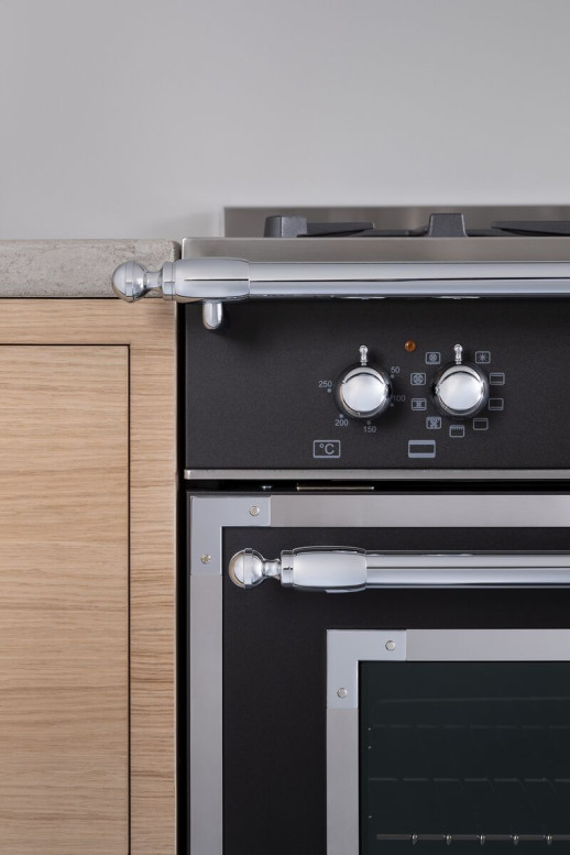 Комбинированная кухонная плита Bertazzoni HER96L1ENET чёрный