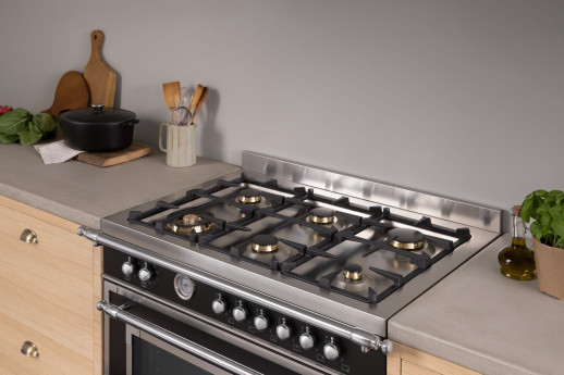 Комбинированная кухонная плита Bertazzoni HER96L1ENET чёрный