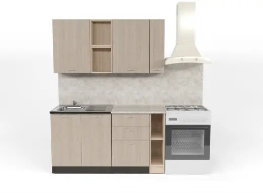 Кухонный гарнитур Надежда нормал 4 1500 мм