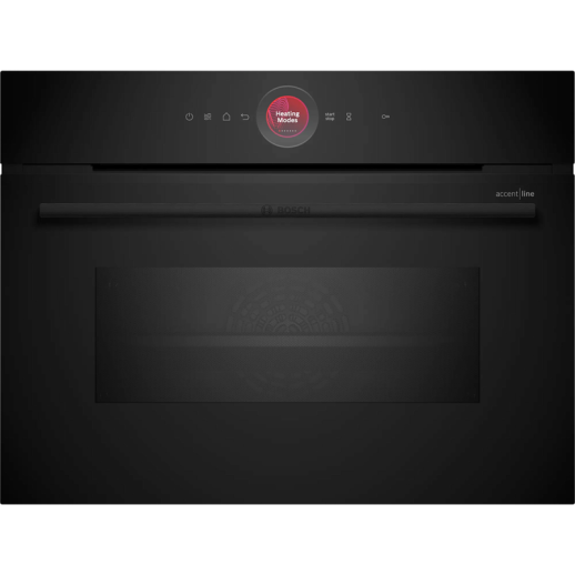 Электрический духовой шкаф с функцией СВЧ Bosch CMG9241B1 черный