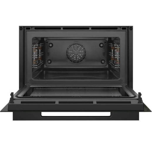 Электрический духовой шкаф с функцией СВЧ Bosch CMG9241B1 черный