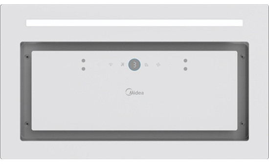 Кухонная вытяжка полновстраиваемая Midea MH60I970GW белая