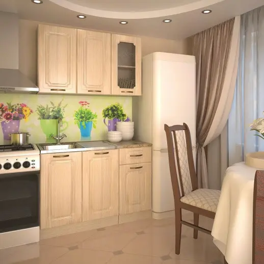 Кухонный гарнитур Грецкий орех 1200