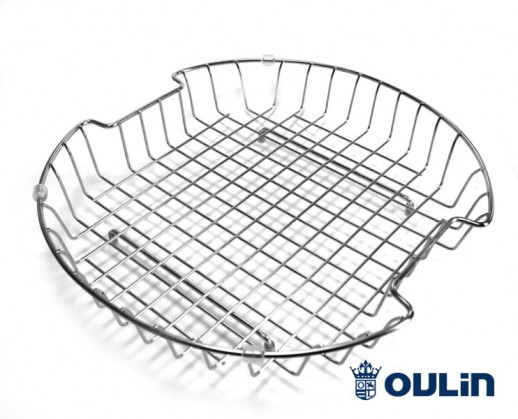 Oulin корзина для посуды(фруктов) Ol-113L хром
