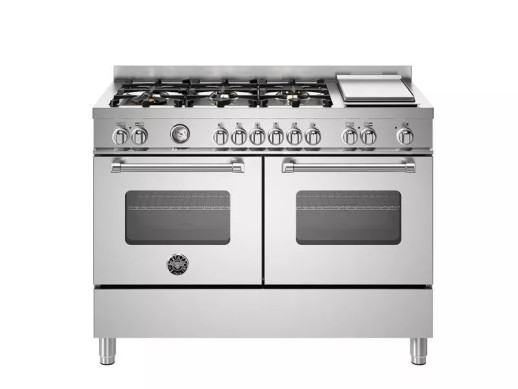 Комбинированная кухонная плита Bertazzoni MAS126G2EXT нержавеющая сталь