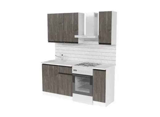 Кухонный гарнитур Ноктюрн лайт 1200 мм