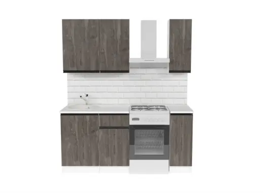 Кухонный гарнитур Ноктюрн лайт 1200 мм