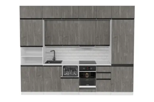 Кухонный гарнитур Ноктюрн люкс 3000 мм