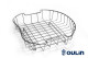 Oulin корзина для посуды(фруктов) Ol-151L хром