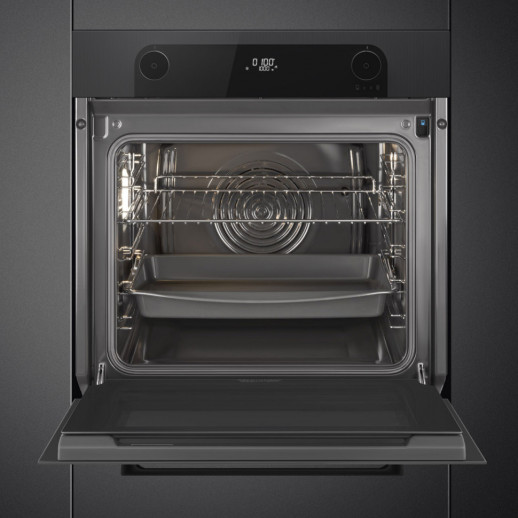 Электрический духовой шкаф с функцией пара Smeg SO6201S2B