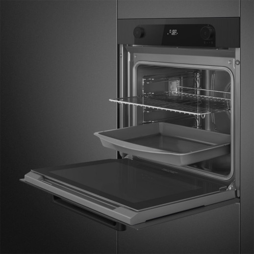 Электрический духовой шкаф с функцией пара Smeg SO6201S2B