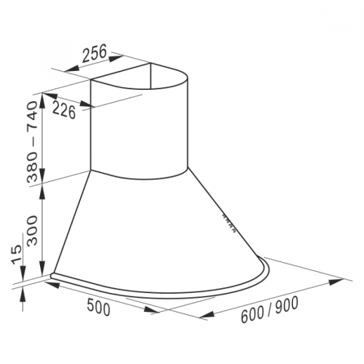 Кухонная вытяжка Kaiser A 6423 ElfBE Eco