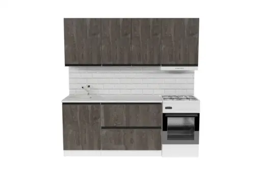 Кухонный гарнитур Ноктюрн макси 1800 мм