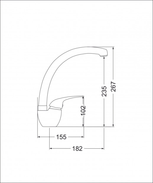 Смеситель Emar Quartz ЕС - 3013