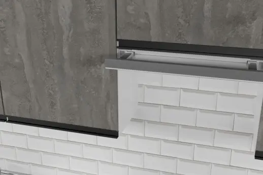 Кухонный гарнитур Ноктюрн мега 2500 мм