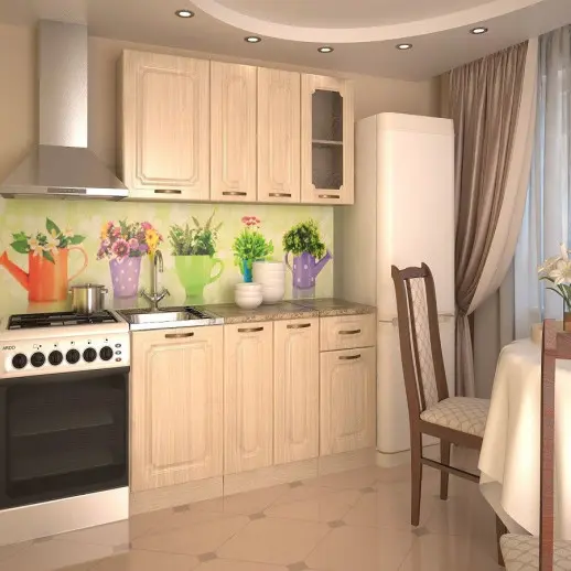 Кухонный гарнитур Грецкий орех 1500