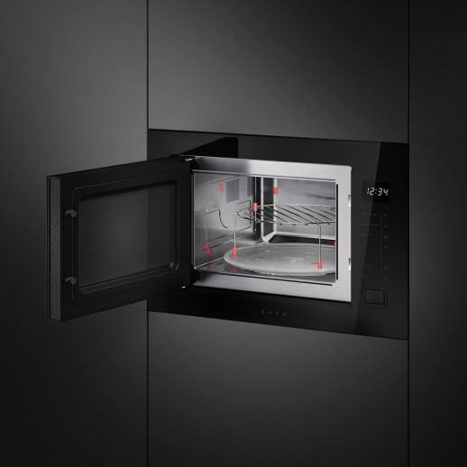 Микроволновая печь встраиваемая Smeg FMI225BI