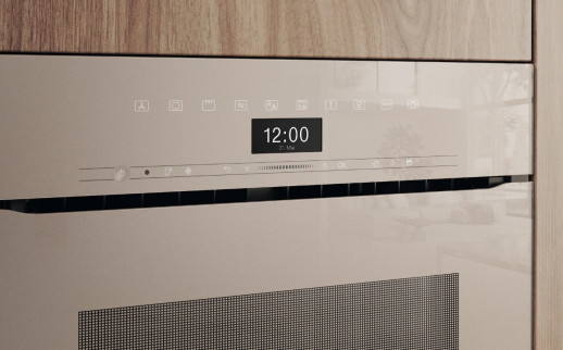 Электрический духовой шкаф с функцией СВЧ Miele H 7440 BMX Pearlbeige