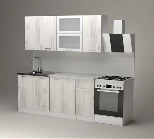 Кухонный гарнитур "Пайн Белый" 1800мм