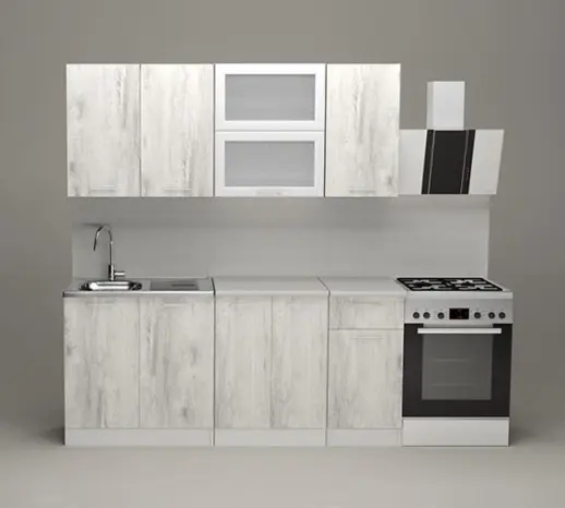 Кухонный гарнитур "Пайн Белый" 1800мм