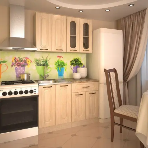 Кухонный гарнитур Грецкий орех 1600