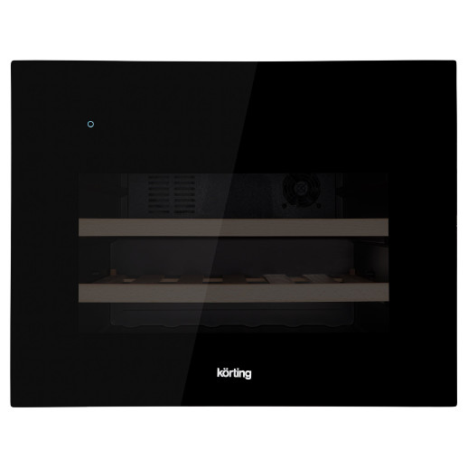 |Discount| Встраиваемый винный шкаф Korting KFW 501 SL GN черное стекло